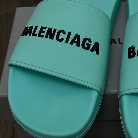 Balenciaga Rubber Pool Slides sz 41 - Picture 5 of 11